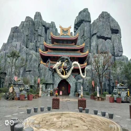 精于假山制作